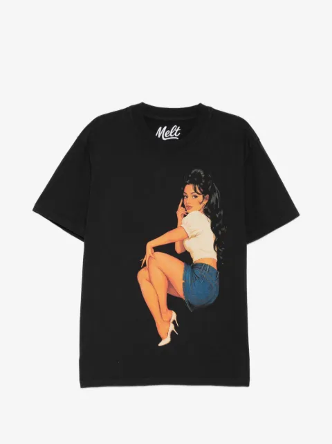 Melt graphic-print T-shirt