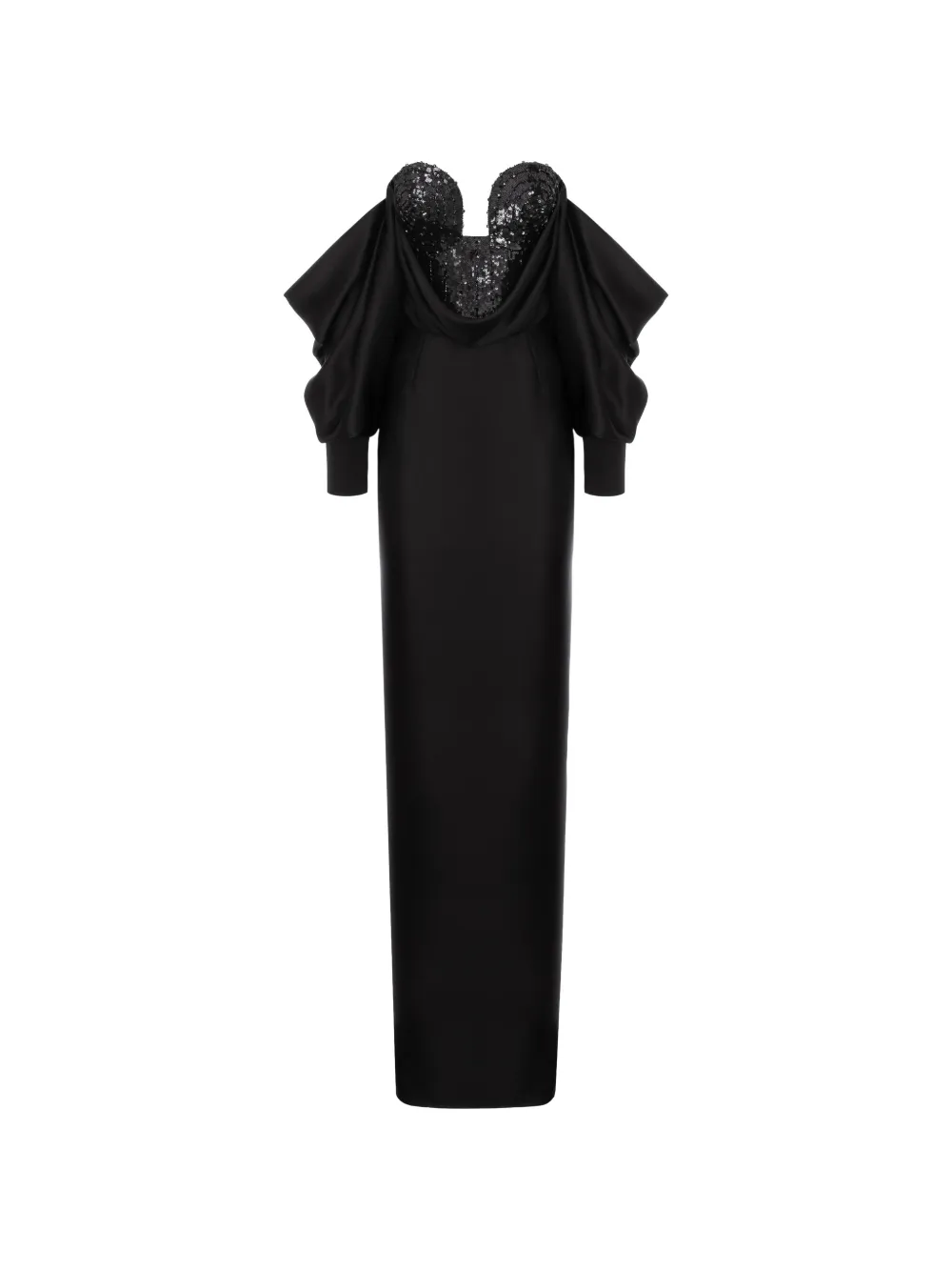 Cristina Savulescu Warrior sequin-embellished draped dress