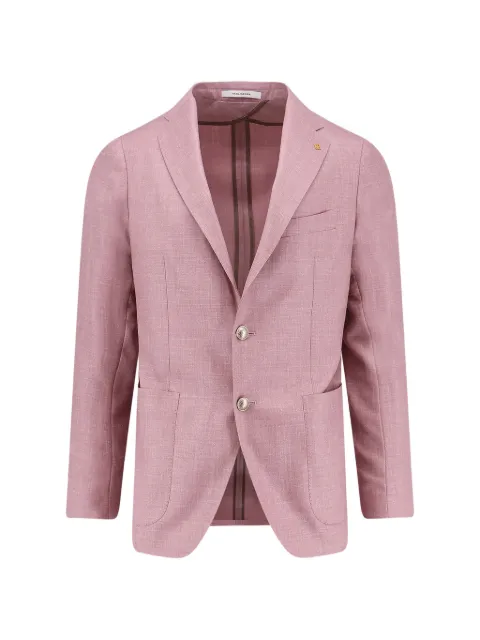 Tagliatore single-breasted textured blazer