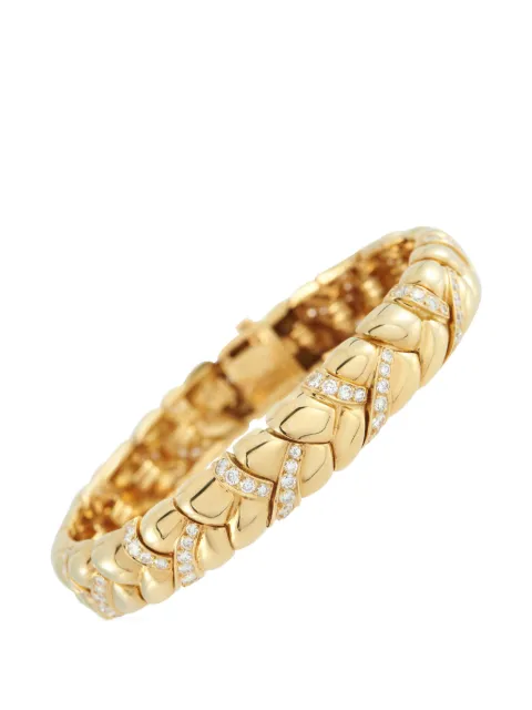 Van Cleef & Arpels diamond plaited bracelet