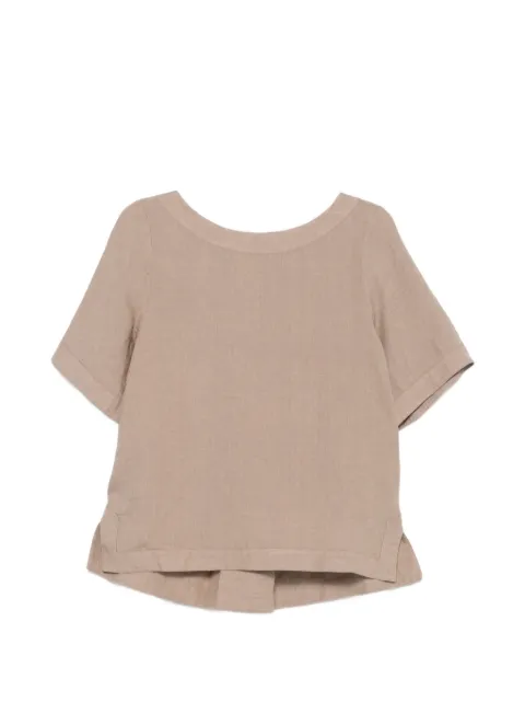 Xacus Fiamma box-pleat blouse