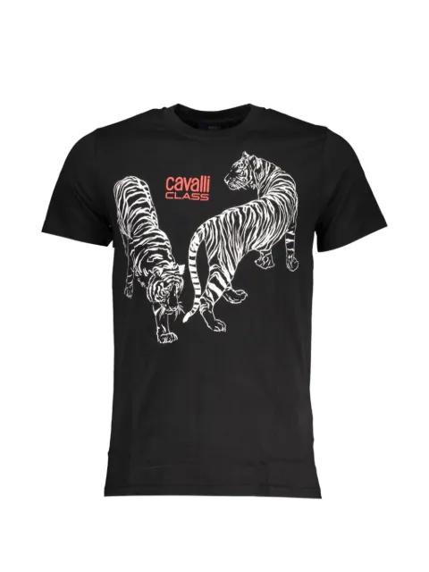 Cavalli Class tiger-print T-shirt