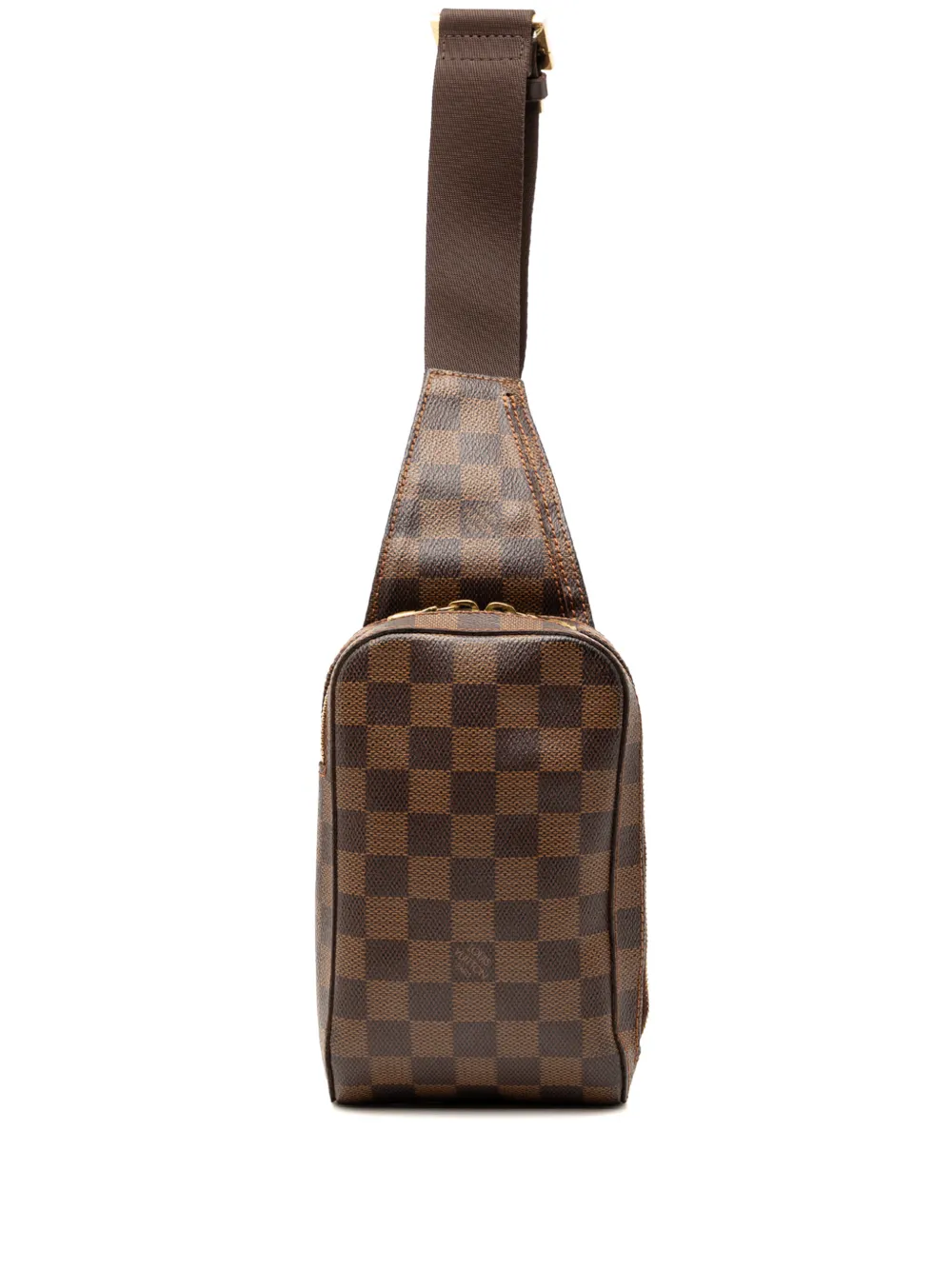 Louis Vuitton Pre-Owned 2005 Damier Ebene Geronimos crossbody bag - Marrone