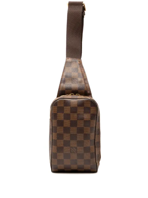 Louis Vuitton Pre-Owned bolsa crossbody Damier Ebene Geronimos 2005