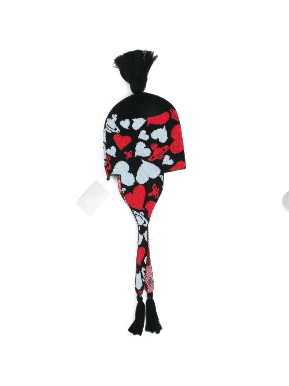 Vivienne Westwood Hearts and Orb-motif beanie hat · One Size