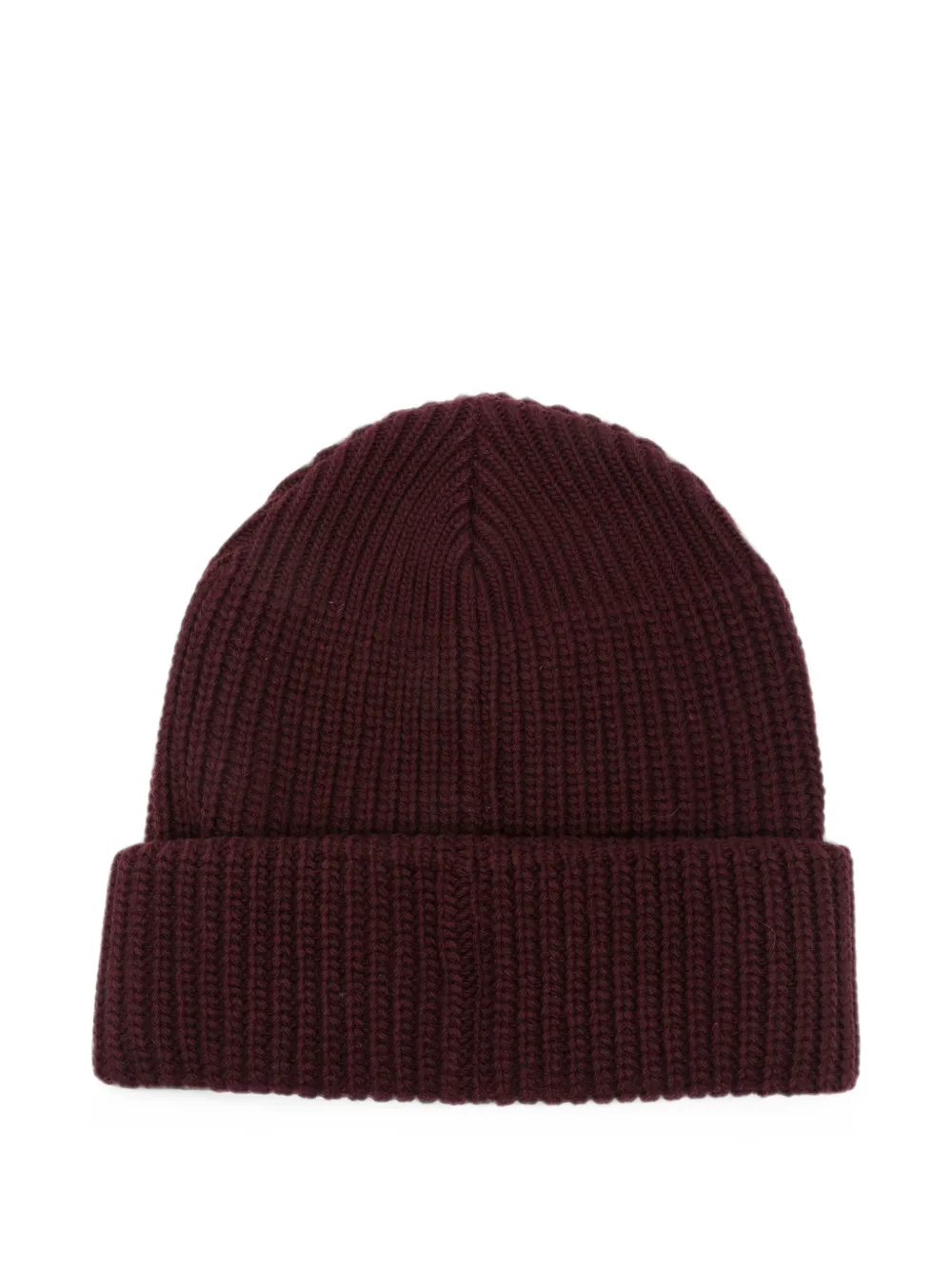Vivienne Westwood Ribgebreide muts met geborduurd Orb-logo Rood