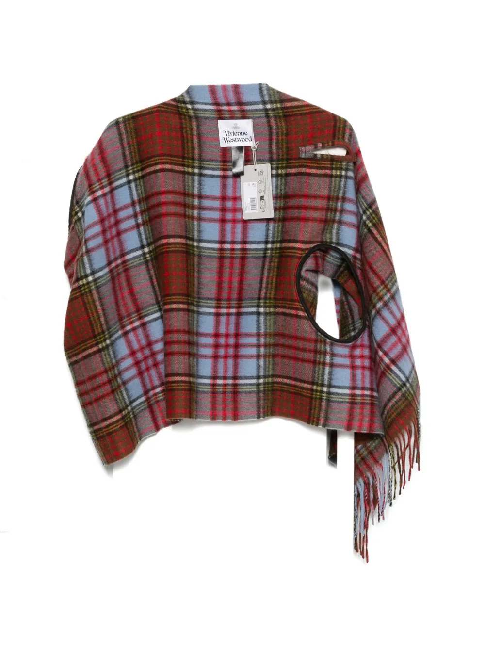 Vivienne Westwood tartan bolero scarf Rood
