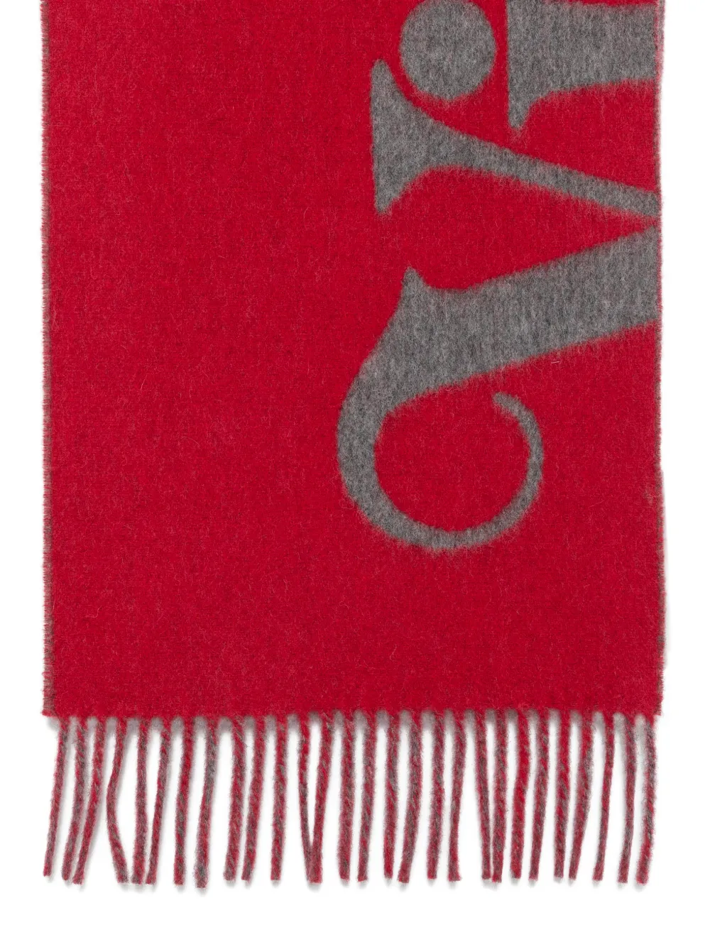 Vivienne Westwood Sjaal met logodetail Rood