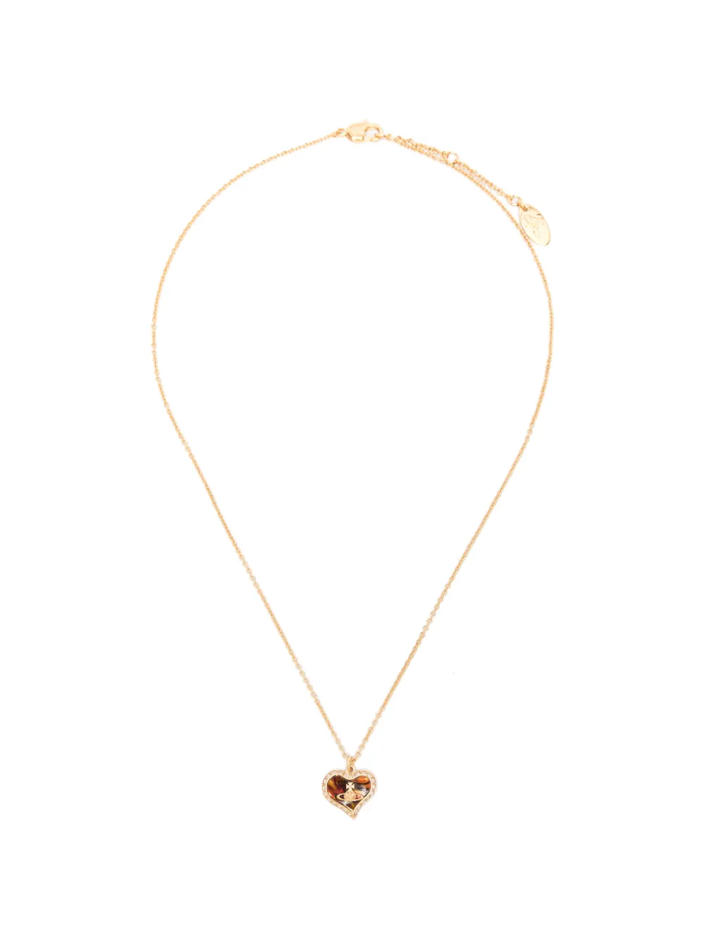 Vivienne Westwood Petra heart necklace - Oro