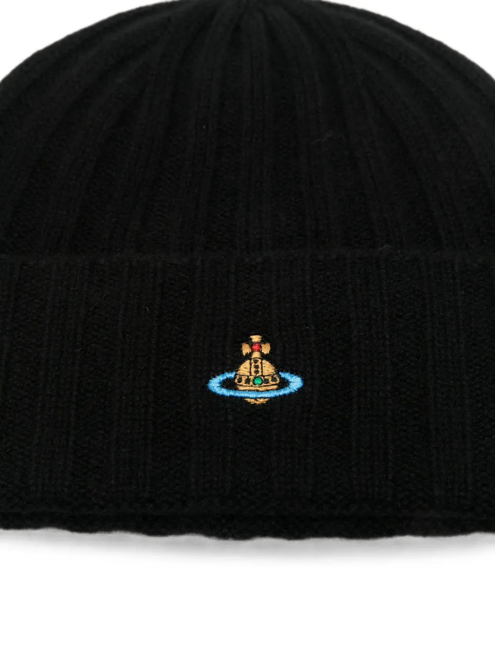 Vivienne Westwood Muts met geborduurd Classic Orb-logo Zwart