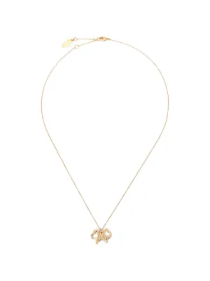 Vivienne Westwood Olympia オーブ クリスタル ネックレス | ゴールド
