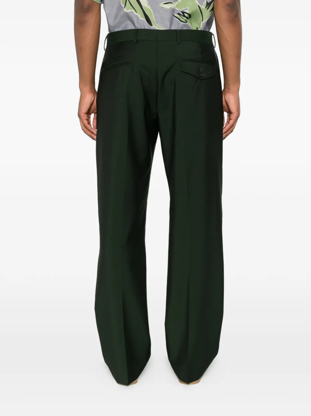 Paul Smith Geplooide pantalon Groen