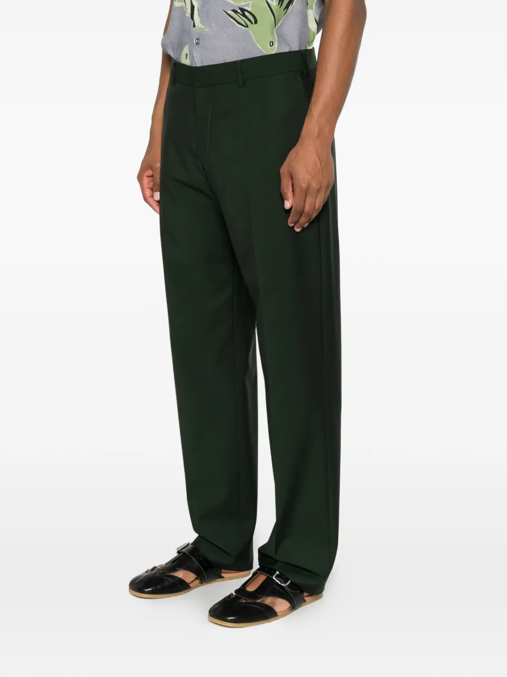 Paul Smith Geplooide pantalon Groen