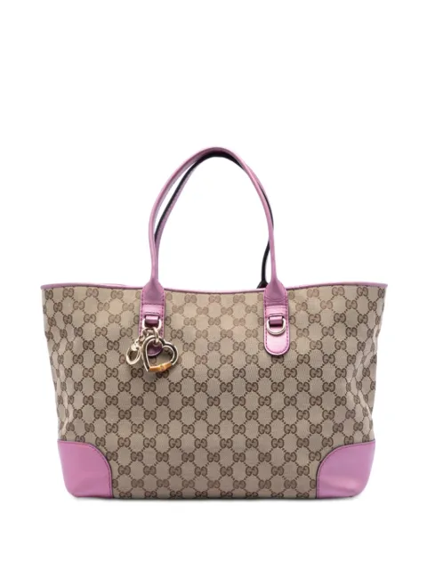Gucci Pre-Owned 2016-2026 GG Canvas Heart Bit tote bag