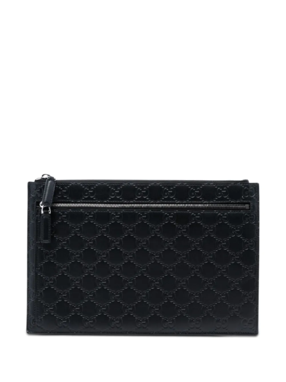 Gucci Pre-Owned 2000-2015 Guccissima clutch bag - Nero