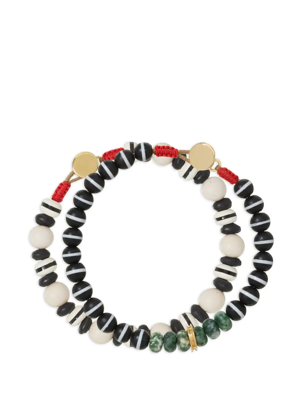 Roxanne Assoulin Salt & Pepper Beaded Bracelets In Multi