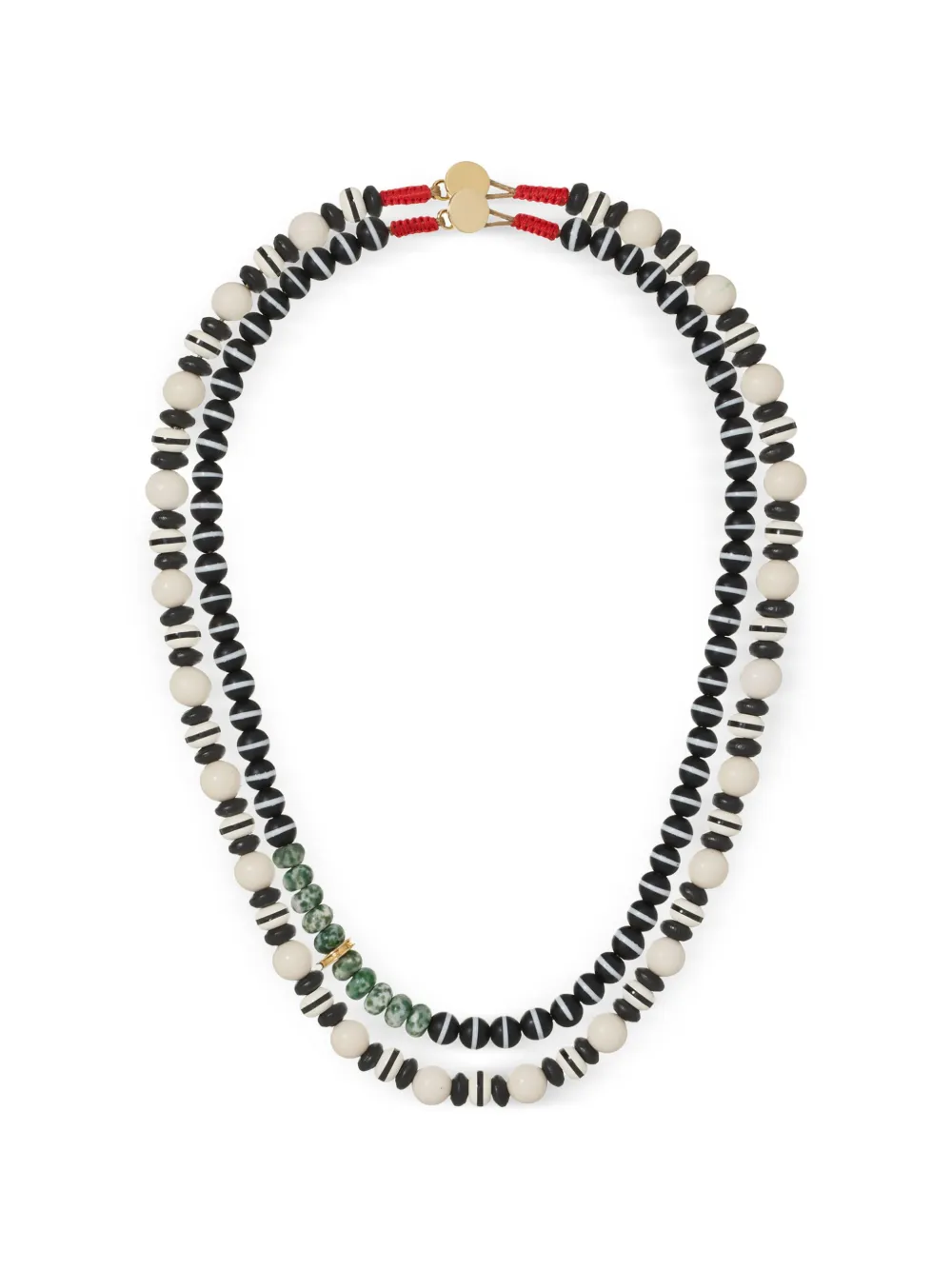 Roxanne Assoulin Set di 2 collane Salt & Pepper con perline - Nero