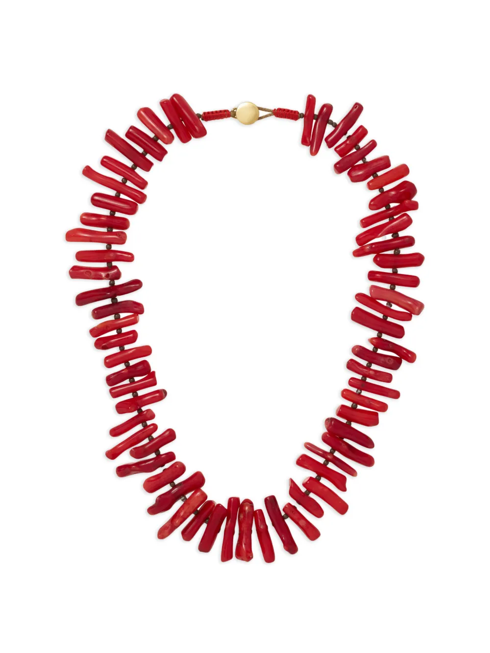 Roxanne Assoulin Coral Branch Necklace In Red