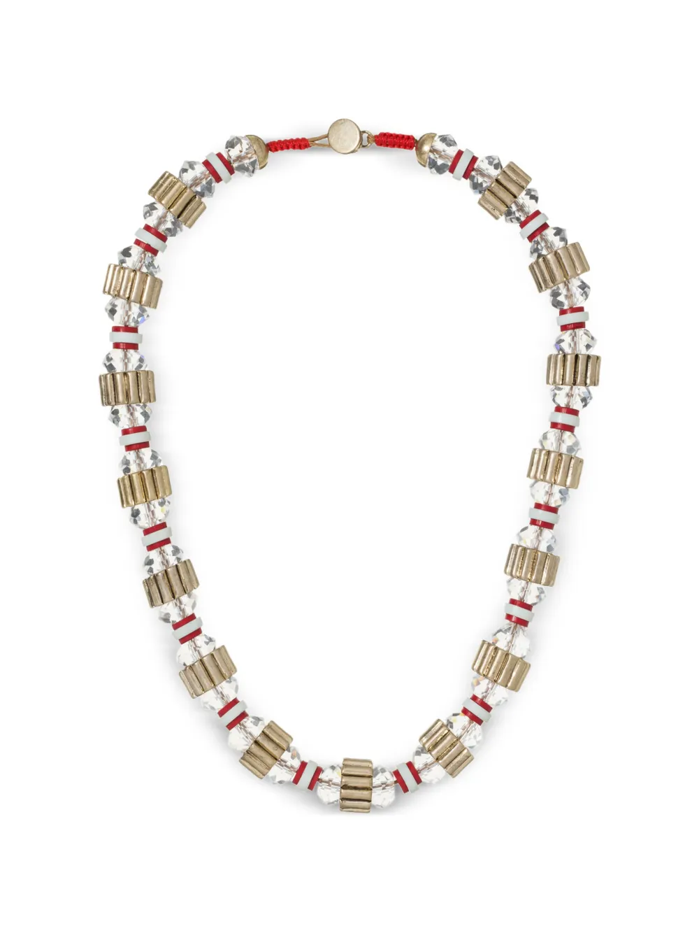 Roxanne Assoulin Crimp beaded necklace - Rosso