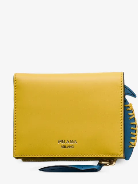 Prada small leather wallet