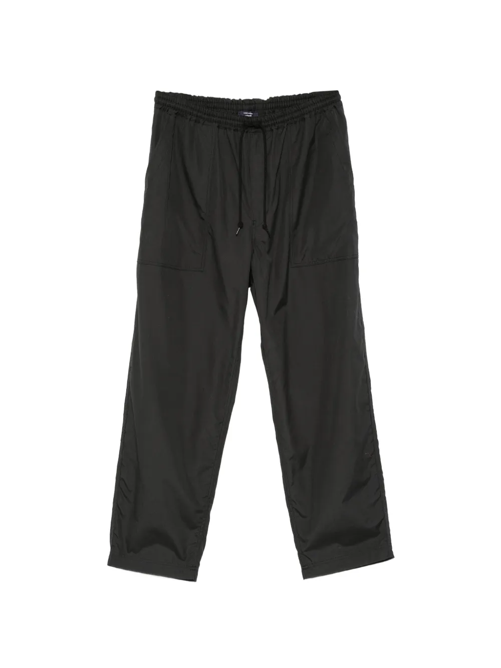 Comme des Garçons Homme drawstring-waist patch-pocket trousers - Nero