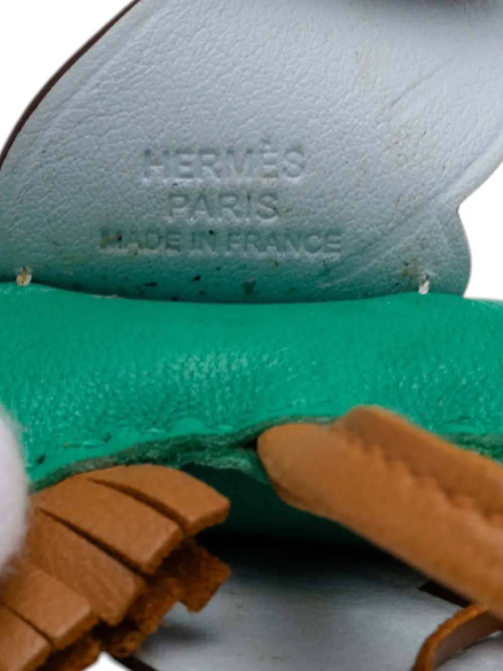  Hermès Pre-owned Portachiavi Milo Grigri Rodeo Pegase Pm In Pelle Di Agnello E Pelle Swift 2022 - Verde 