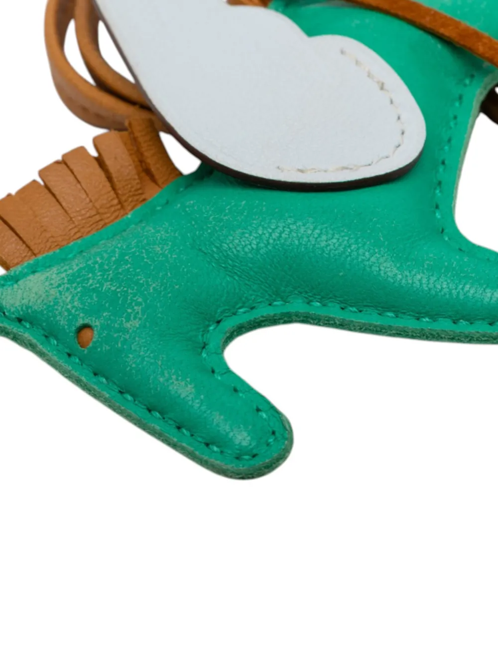 Hermès Pre-Owned 2022 Milo Lambskin And Swift Grigri Rodeo Pegase