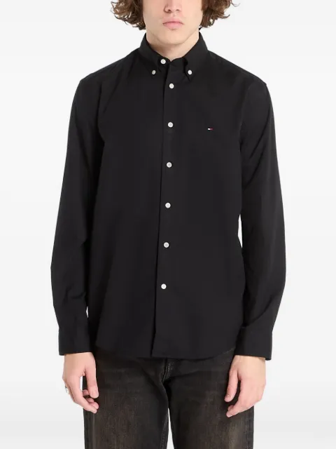 Tommy Hilfiger logo-embroidered button-down shirt