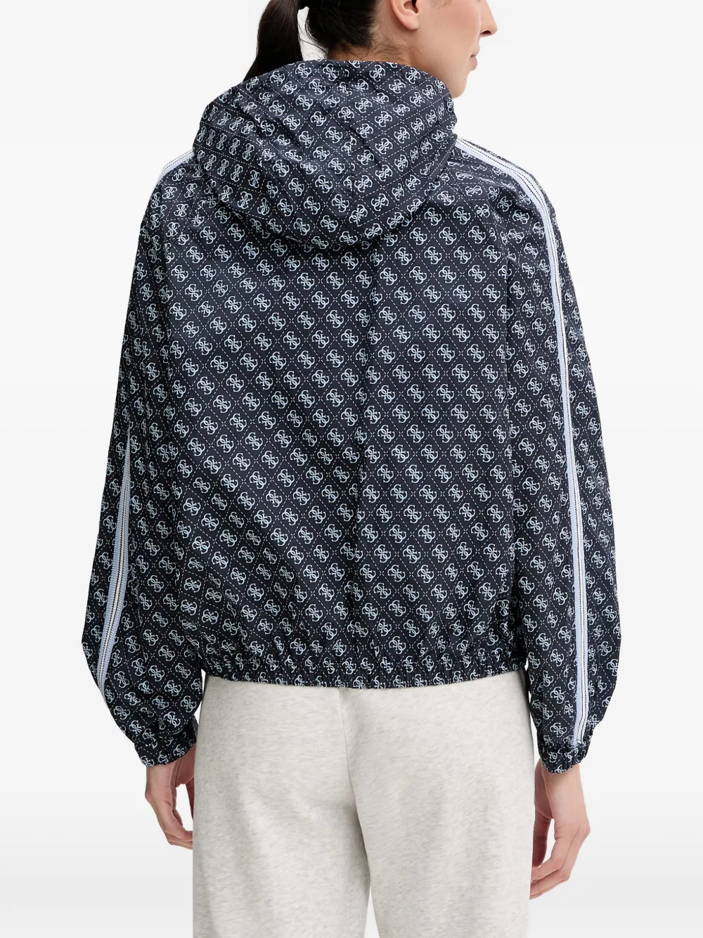 GUESS USA Jack met monogramprint Blauw