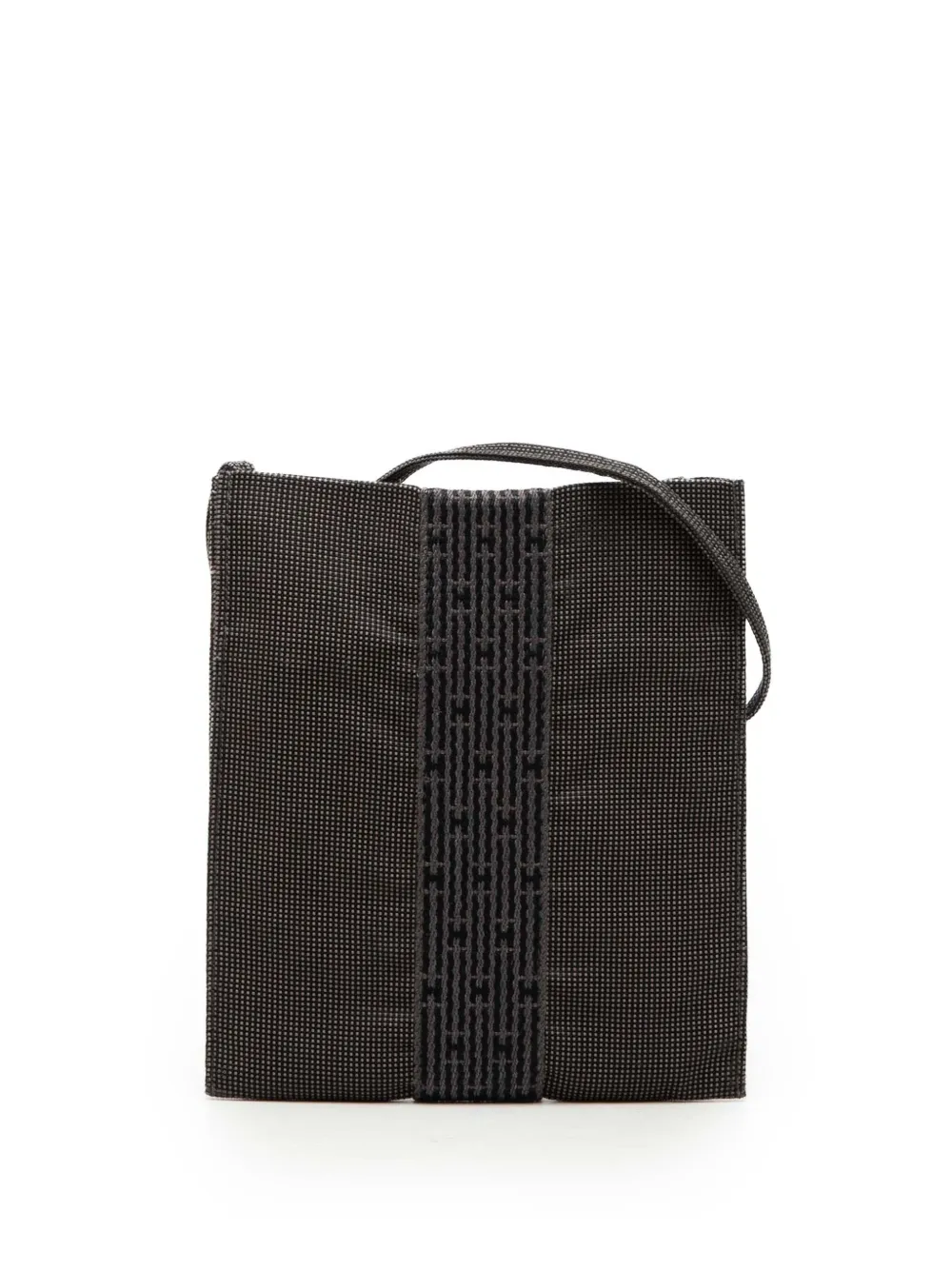 Hermès Pre-Owned 1990-2010 Canvas Herline Pochette crossbody bag - Grigio