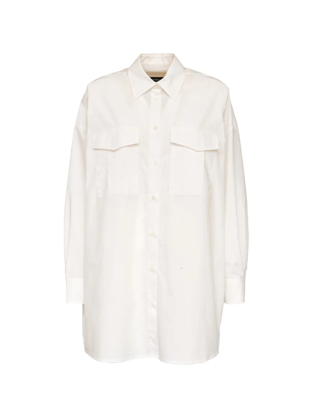 Department 5 Fire Over long-sleeve cotton shirt - Bianco