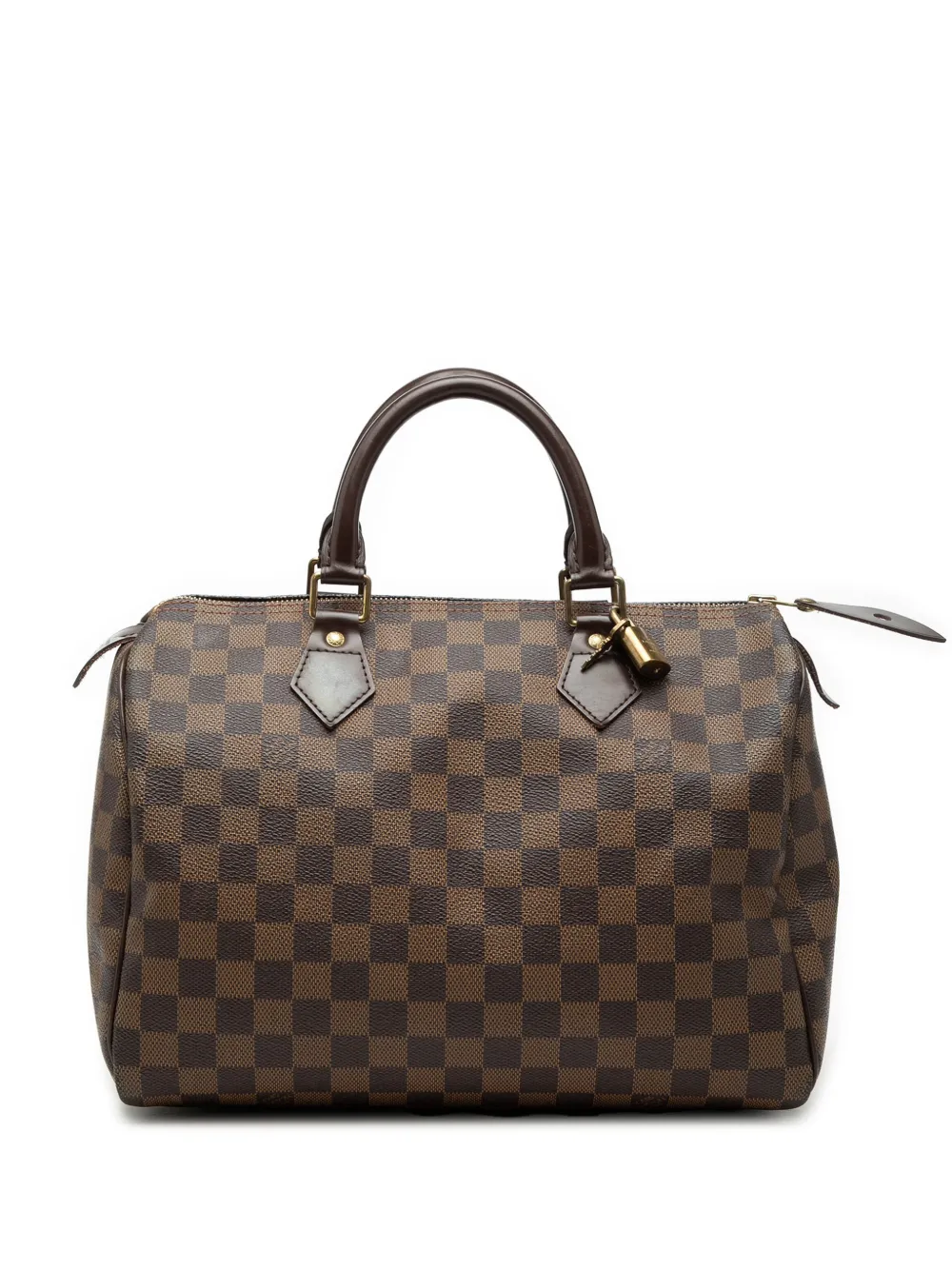 Louis Vuitton Pre-Owned 2008 Damier Ebene Speedy 30 boston bag - Brown