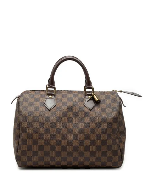 Louis Vuitton Pre-Owned 2008 Damier Ebene Speedy 30 boston bag