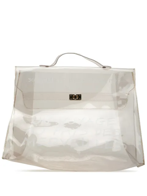 Hermès Pre-Owned bolso de mano Souvenir De L Exposition Kelly de vinilo 20th Century