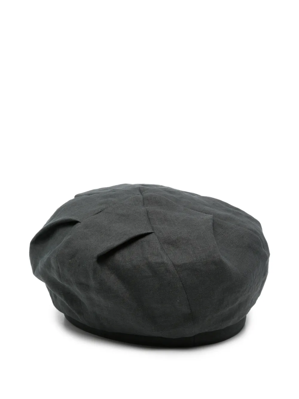 Yohji Yamamoto Pet met geplooide kroon Grijs
