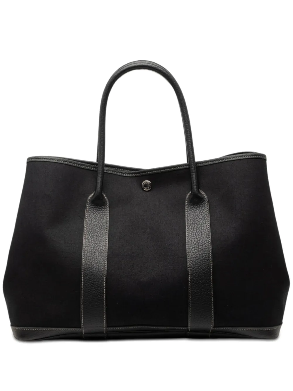 Hermès Pre-Owned 2007 Toile and Negonda Garden Party 36 tote bag - Nero