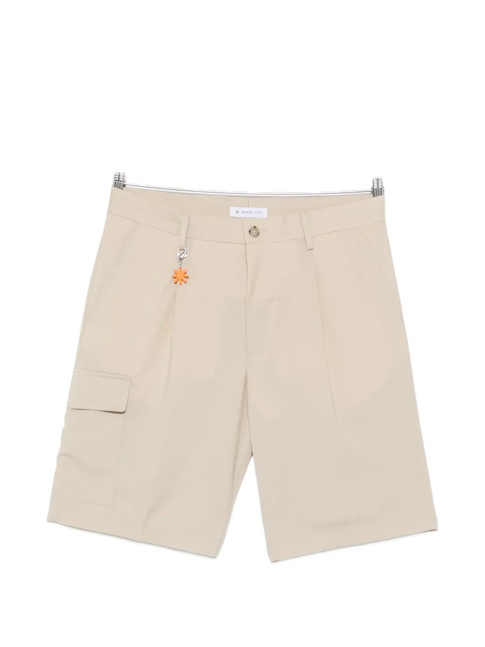 Manuel Ritz pleated shorts - Neutrals