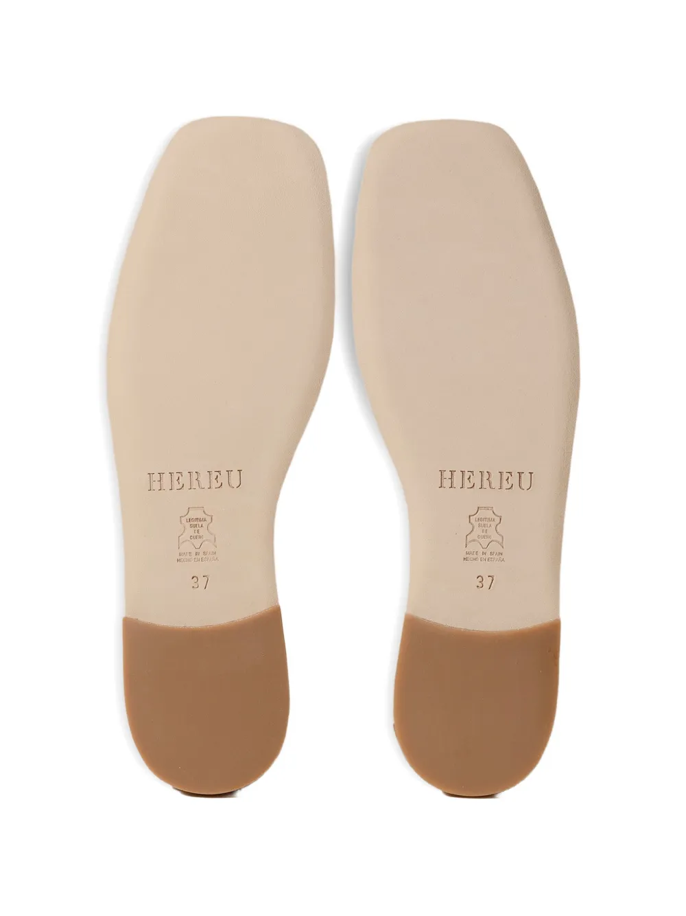 Hereu Puntera ballet flats Bruin