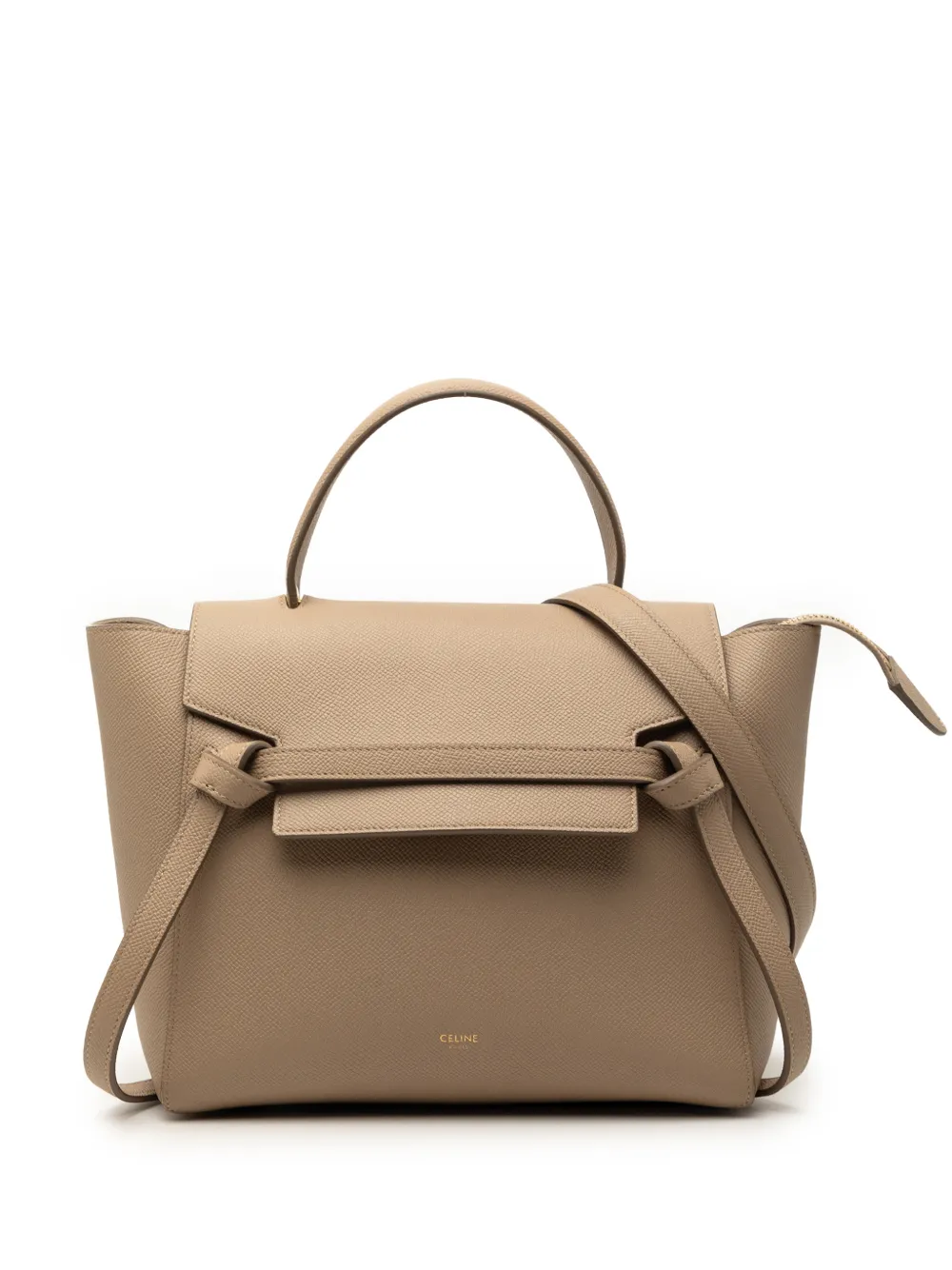 Celine Pre-Owned 2019 Micro Grained Calfskin Belt Bag satchel - Toni neutri