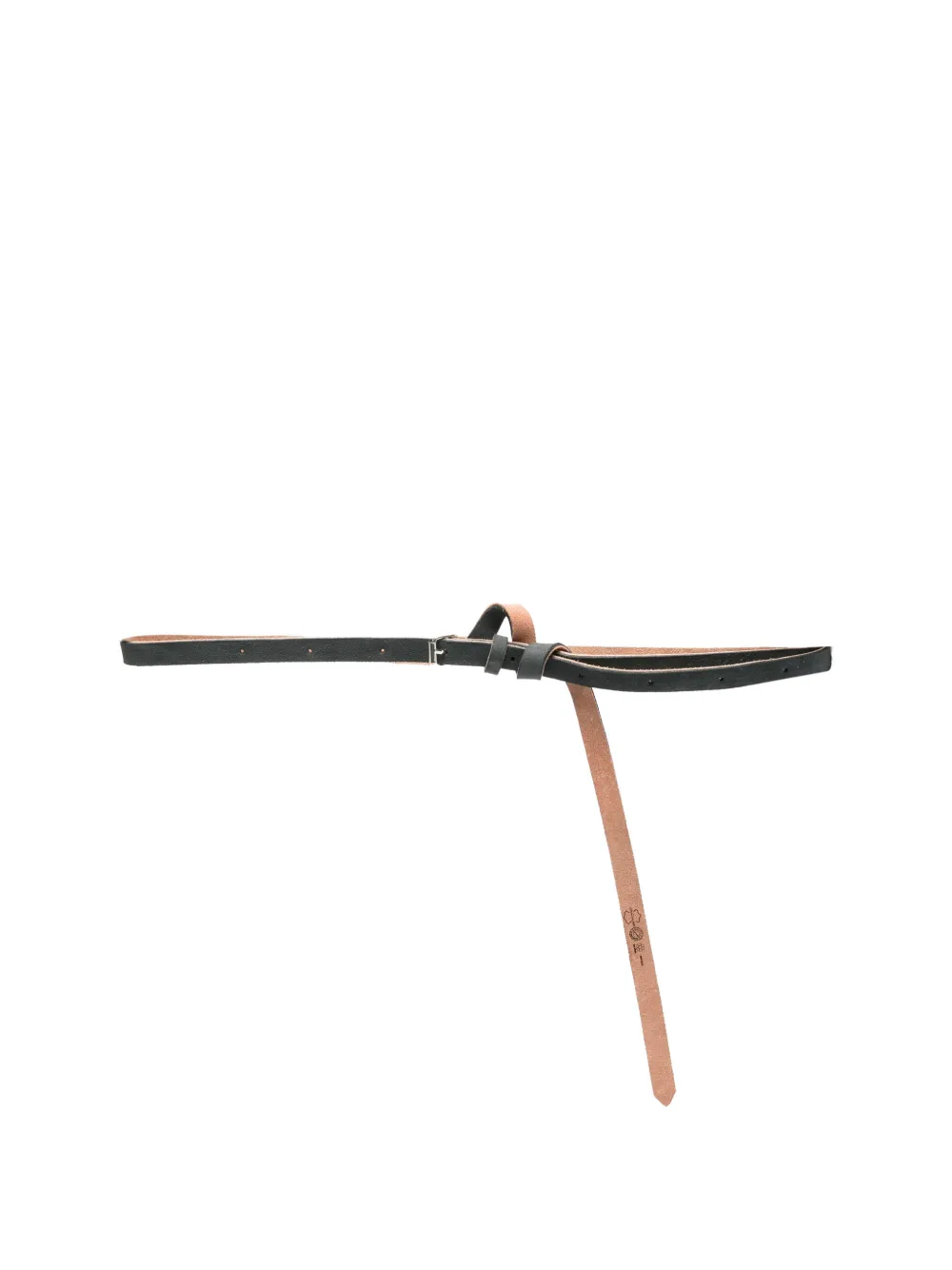 marina yee Origami leather belt - Nero
