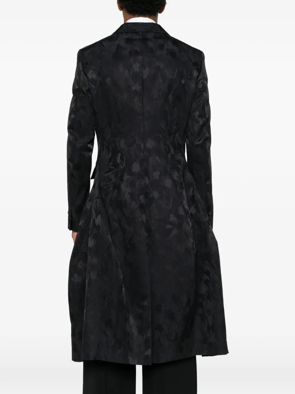 Comme des Garçons Homme Plus Jas met camouflagejacquard Zwart