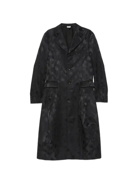 Comme des Garçons Homme Plus camouflage-jacquard coat
