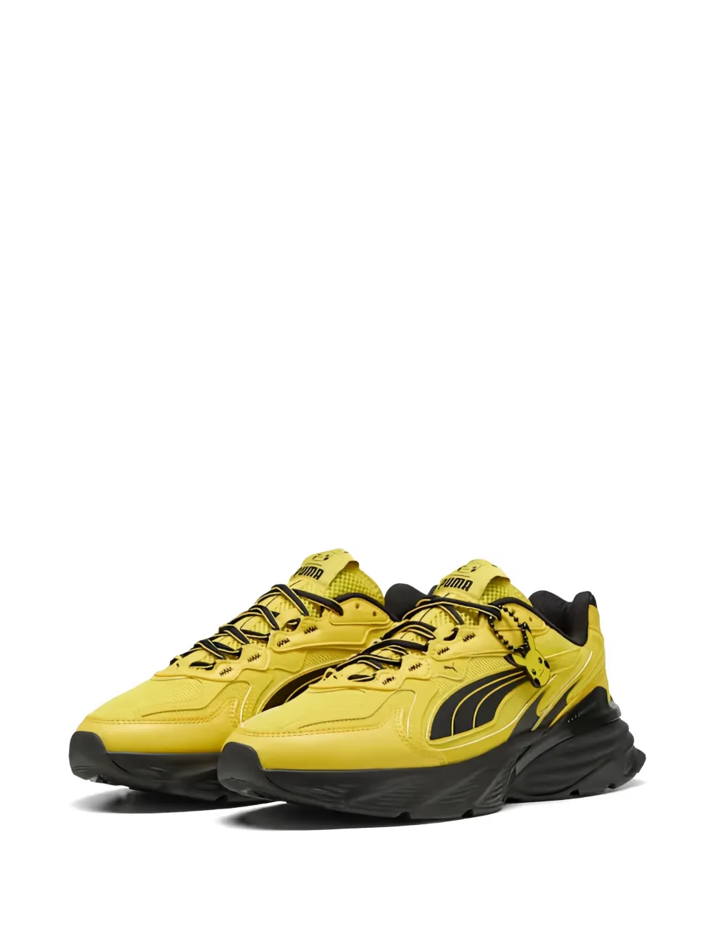 PUMA x Pokémon Fade Pikachu lace-up sneakers Geel