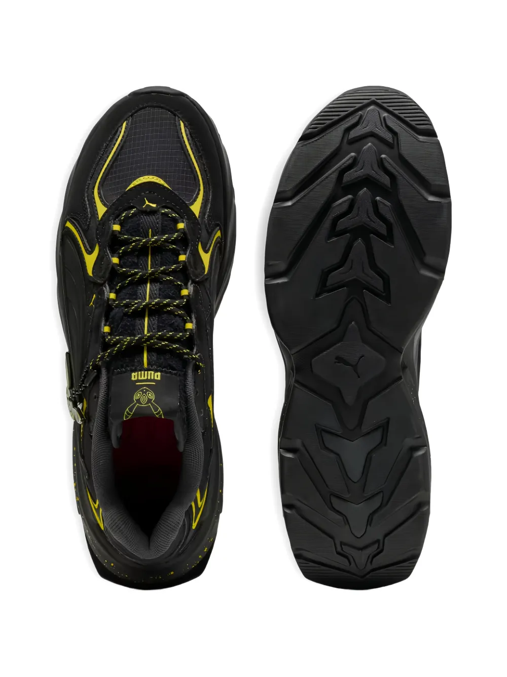 PUMA x Pokémon Fade Umbreon lace-up sneakers Zwart