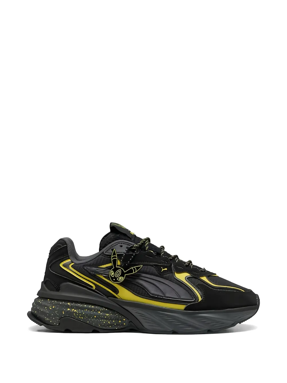 PUMA x Pokémon Fade Umbreon lace-up sneakers Zwart