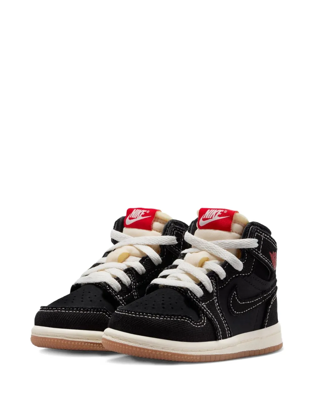 Jordan Kids Air Jordan 1 High OG sneakers Zwart
