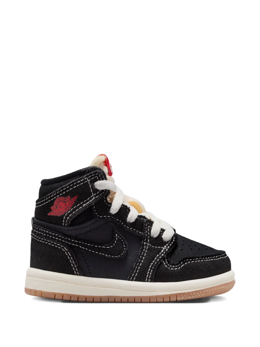 Jordan Kids Air Jordan 1 High OG sneakers Zwart