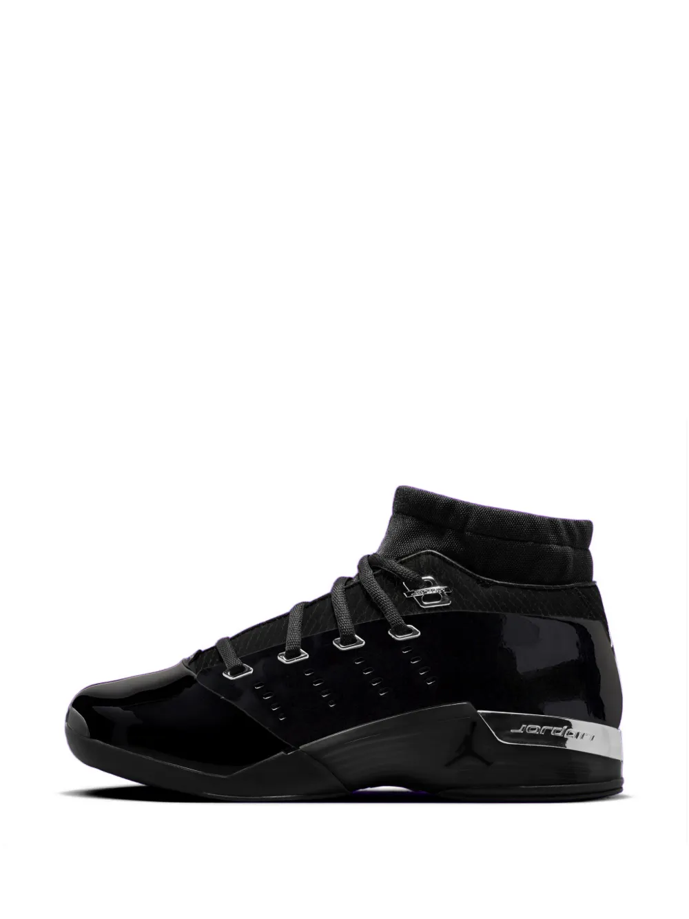 Jordan Air 17 Low lakleren sneakers Zwart
