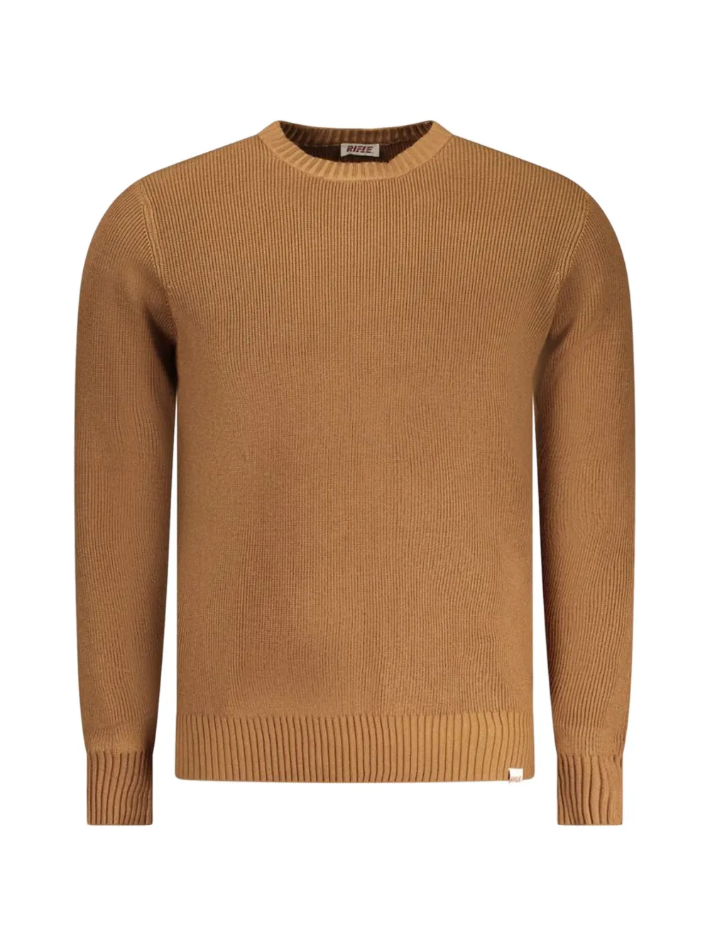 RIFLE ribbed-knit sweater - Marrone