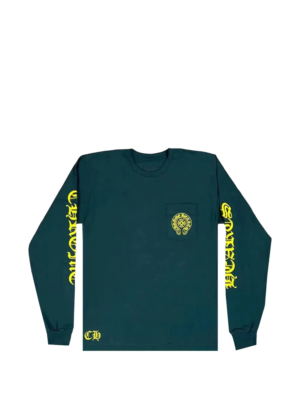 Chrome Hearts Horseshoe long-sleeve t-shirt - Verde